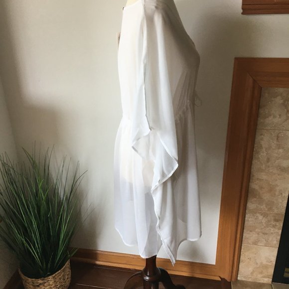 Beaches & Boho Sheer Swimsuit Coverup NWT Size S/M - Picture 4 of 6